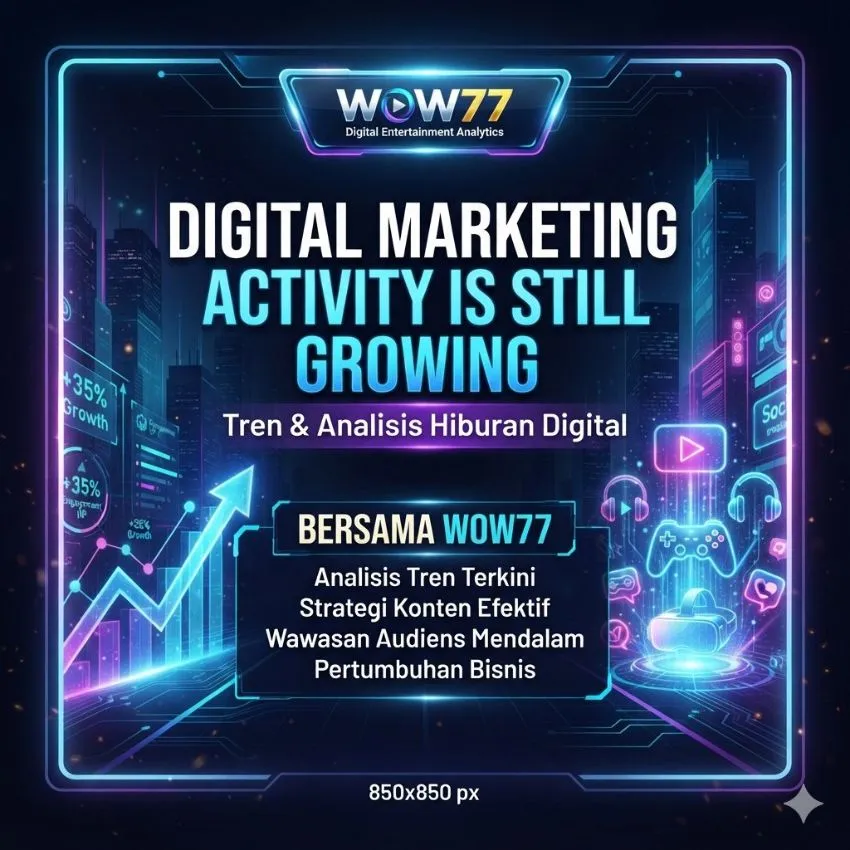 Digital Marketing Activity is Still Growing: Tren & Analisis Hiburan Digital Bersama WOW77